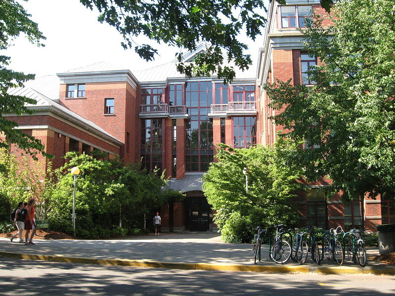Willamette Hall, the centerpiece of the Lokey Science Complex