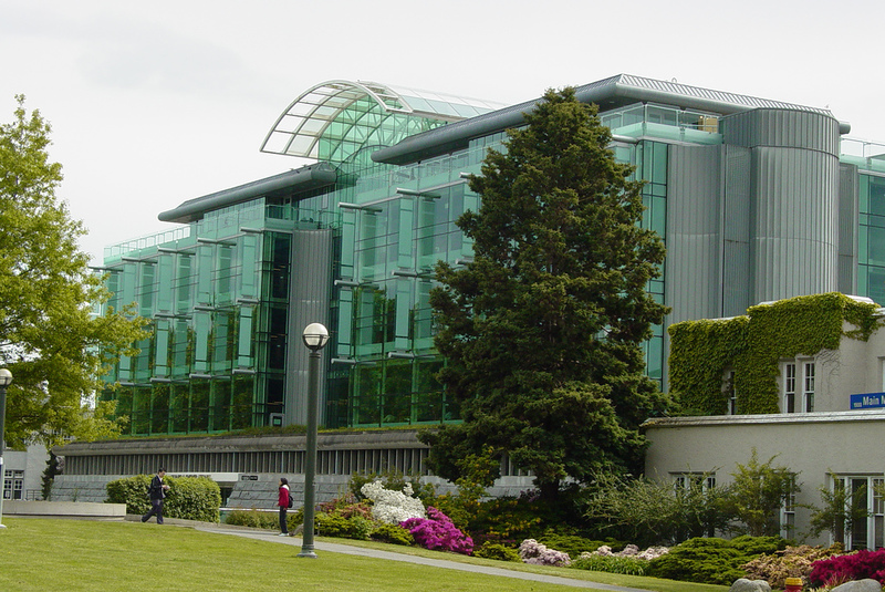 The Walter C. Koerner Library, designed by UBC alumnus Arthur Erickson