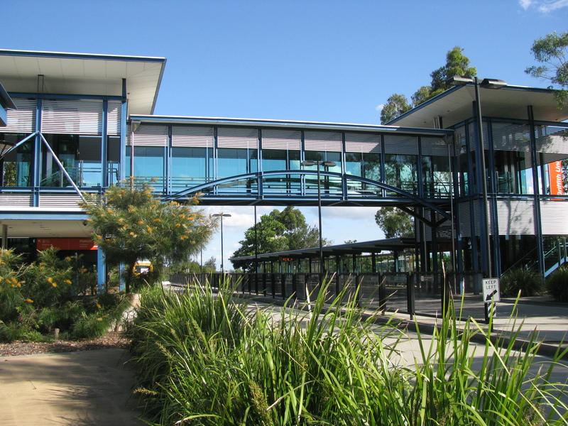 Griffith University busway station on the South East Busway