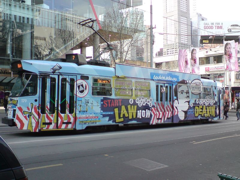Law at Deakin Uni - Tram Advertising