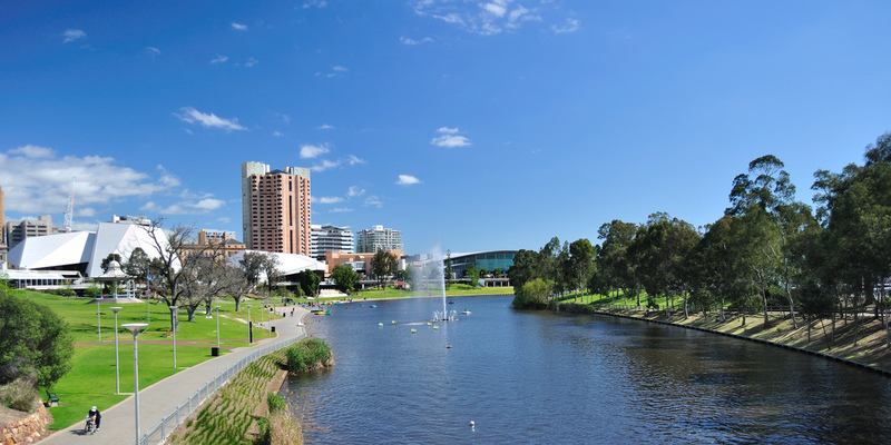Adelaide and Torrens River