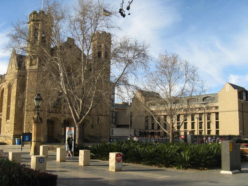 Bonython Hall & the Ligertwood Building (viewed from North Terrace)