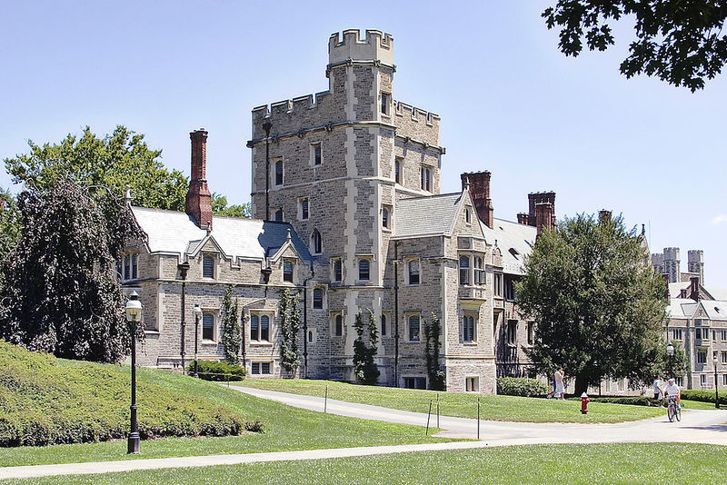 1 Rear view of Little Hall Tower, Princeton University