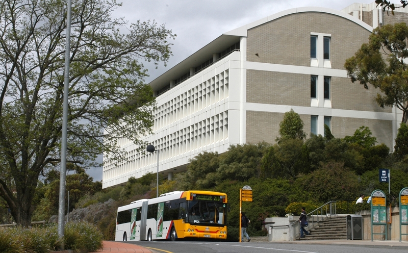 Flinders University - view from the Bus Stop