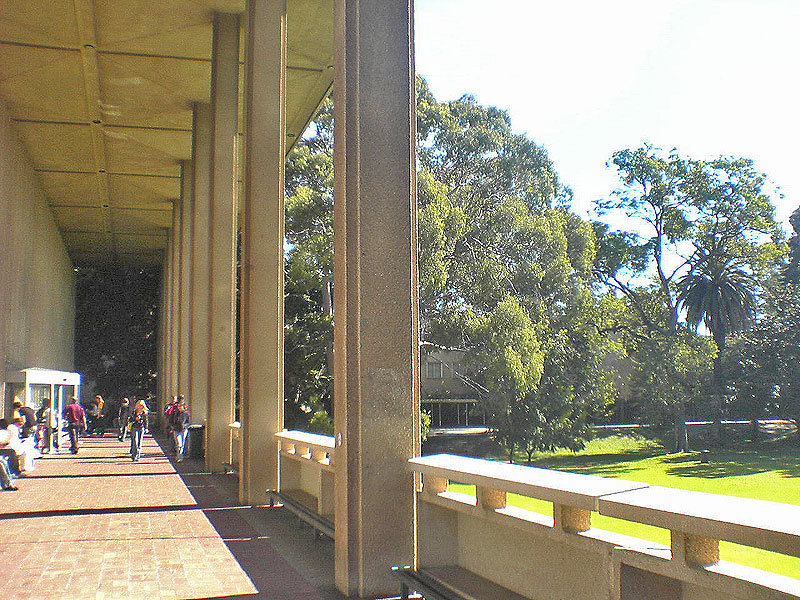 Reid Library balcony